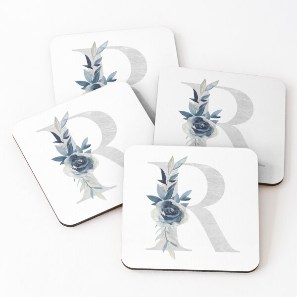 Artikelvorschau, Watercolor floral letter R with flowers. entworfen und verkauft von tapilipa.