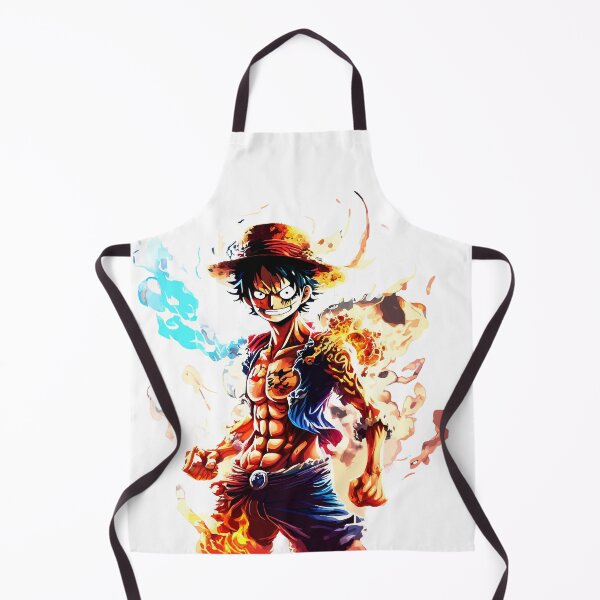 Item preview, Luffy Between Flames and Waves - One piece designed and sold by Fivelok.