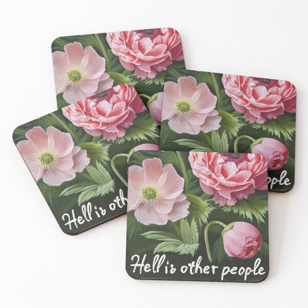 Item preview, Hell is Other People Flowers Digital Art designed and sold by Arte Ricafort.