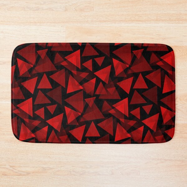 Item preview, Red geometric triangle pattern designed and sold by iRenza.