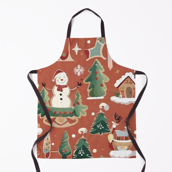 Item preview, Beautiful Retro Boho Abstract Christmas Holiday Pattern designed and sold by PlanetMarker.