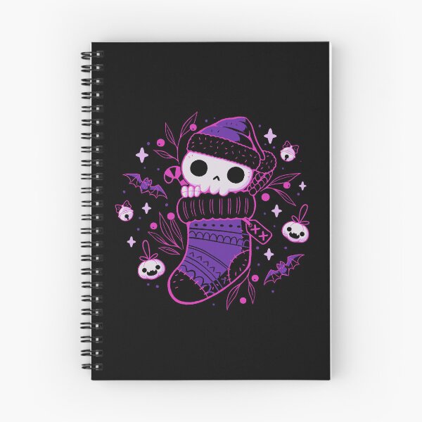 Item preview, Creepy Cute Christmas Stocking Skull designed and sold by xMorfina.