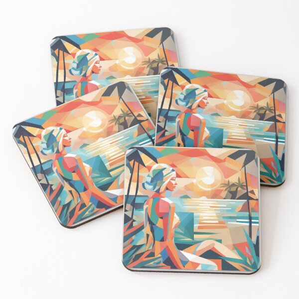 Item preview, Mindfulness in the sunset. Tropical Edition #1 designed and sold by TheMindfulExpat.