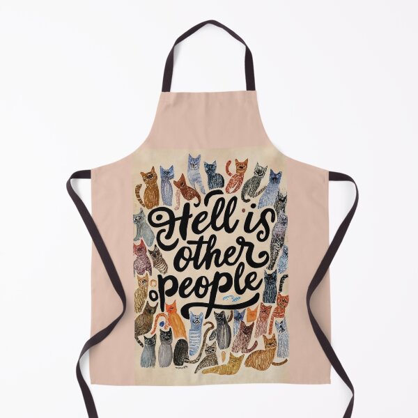 Item preview, Hell is Other People Inspirational for Cat Lovers and Introverts designed and sold by Arte Ricafort.