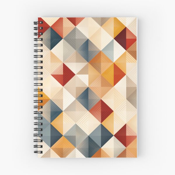 Item preview, Cubo-Geo Fusion: Earthy Retro Check Elegance designed and sold by minjagoods.