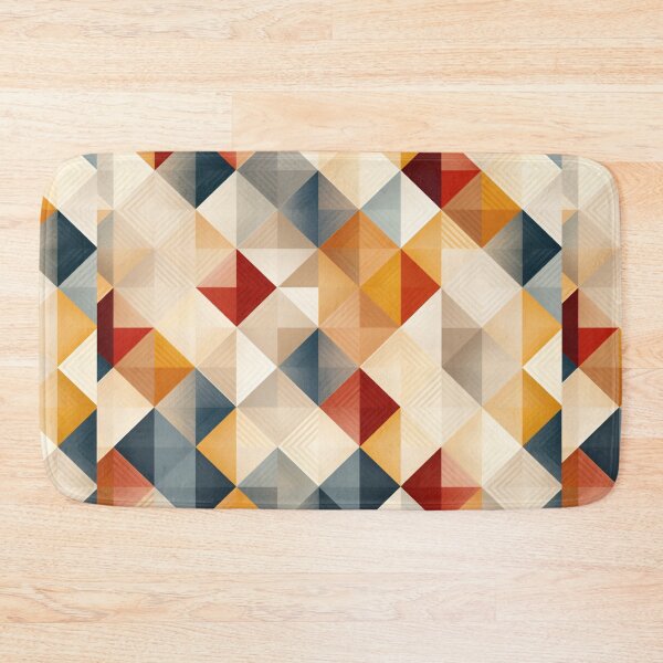 Item preview, Cubo-Geo Fusion: elegancia retro terrosa designed and sold by minjagoods.