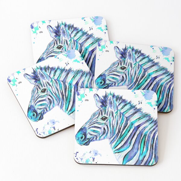 Item preview, Colourful Watercolour Zebra designed and sold by SaltySerenity.