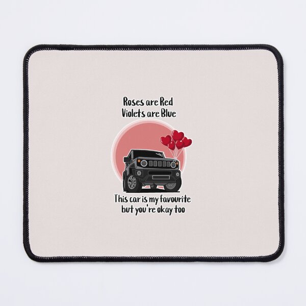 Item preview, Roses Are Red, Violets Are Blue, This Car Is My Favourite But You're Okay Too designed and sold by ZookiniYellow.