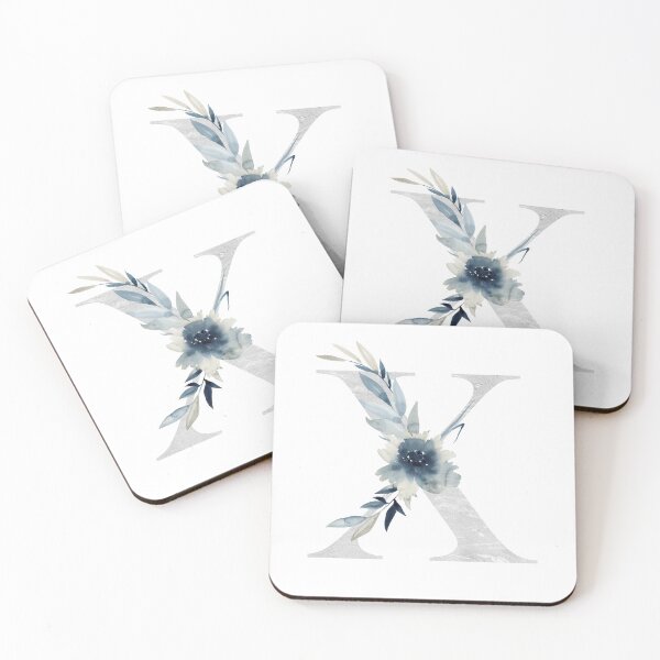 Artikelvorschau, Watercolor floral letter X with flowers.  entworfen und verkauft von tapilipa.