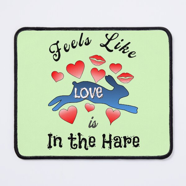 Item preview, Feels Like Love is in the Hare, Black Letters  designed and sold by AychtuoImages.