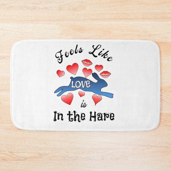 Item preview, Feels Like Love is in the Hare, Black Letters  designed and sold by AychtuoImages.