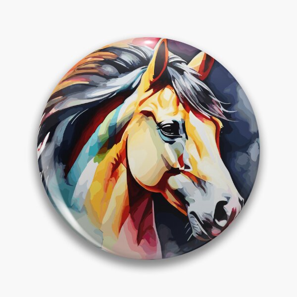 Item preview,  A Colorful Cartoon horses✨ designed and sold by firecard.