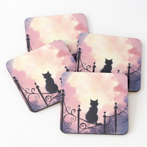 Item preview, Kawaii Kitty Moonlit Mischief designed and sold by cute-animals99.
