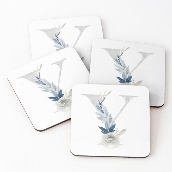Artikelvorschau, Watercolor floral letter Y with flowers.  entworfen und verkauft von tapilipa.