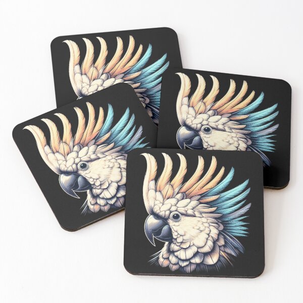 Item preview, cockatoo parrot art designed and sold by Animalia-.