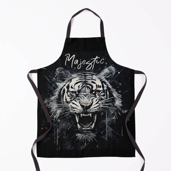 Item preview, Powerful Tiger Roar - Intense Wildlife Art Print designed and sold by inkArtistryfine.