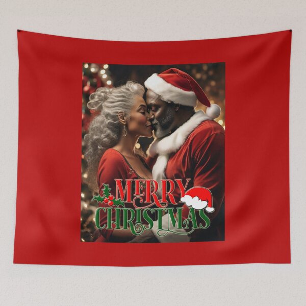 Item preview, Mr Santa and Mrs Claus; Merry Christmas;  designed and sold by StickerApe.