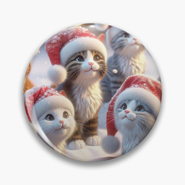 Item preview, 5 Santa Cats designed and sold by KhongKwan.