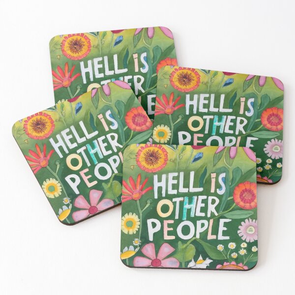 Item preview, Hell is Other People Wildflowers designed and sold by Arte Ricafort.