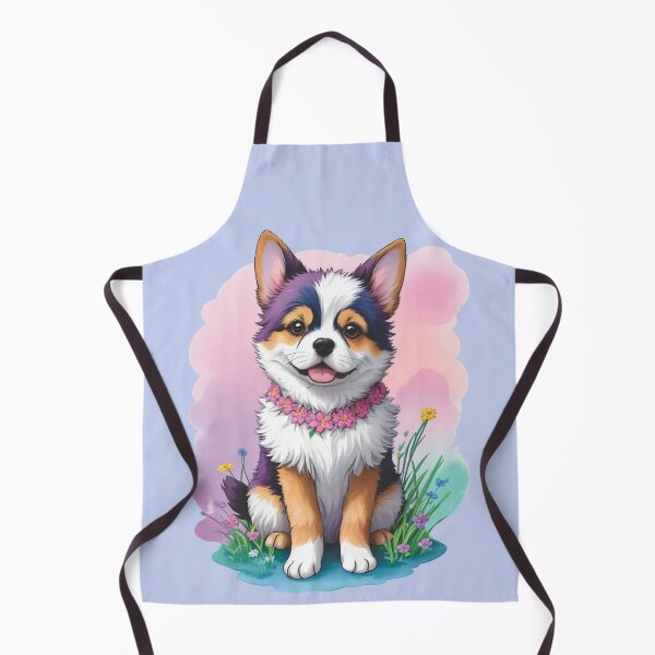 Item preview, Happy Puppy designed and sold by NettiesWallArt.