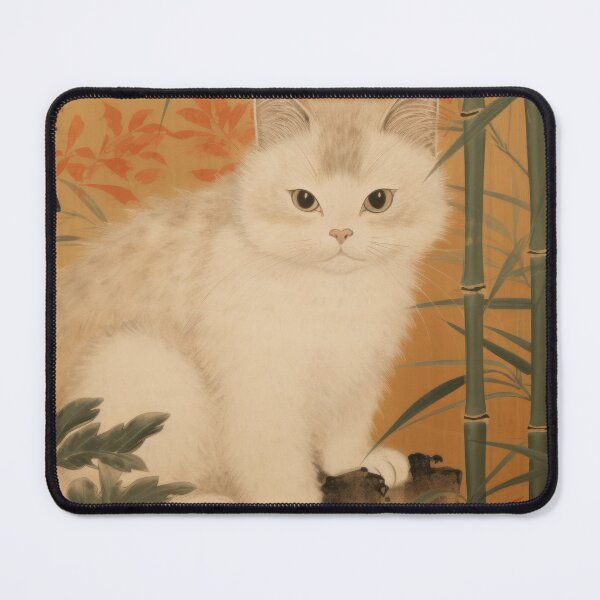 Item preview, Golden Gaze: The Enigma of the Amber-Eyed Fluff designed and sold by kawaiidoodlesuk.