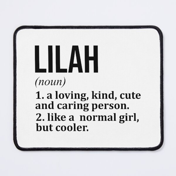 Item preview, Lilah Name Definition designed and sold by XCIV.