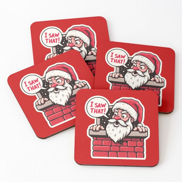 Item preview, I SAW THAT meme Santa Claus designed and sold by plushism.