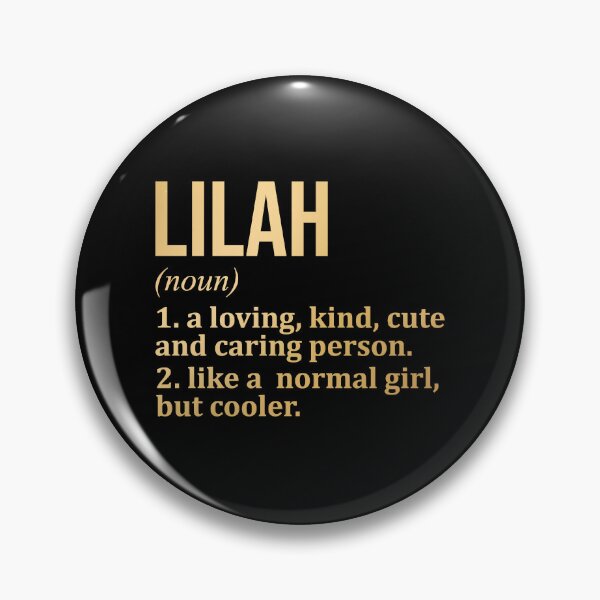 Item preview, Lilah Name Definition in Gold designed and sold by XCIV.