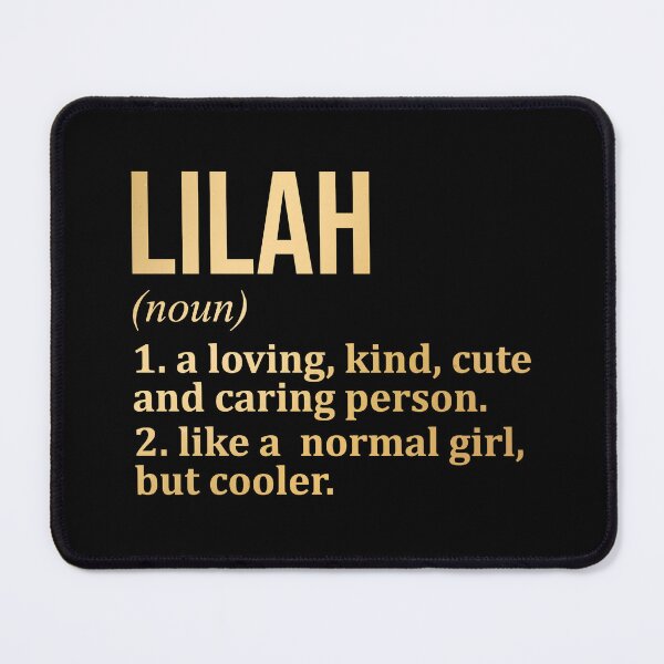 Item preview, Lilah Name Definition in Gold designed and sold by XCIV.