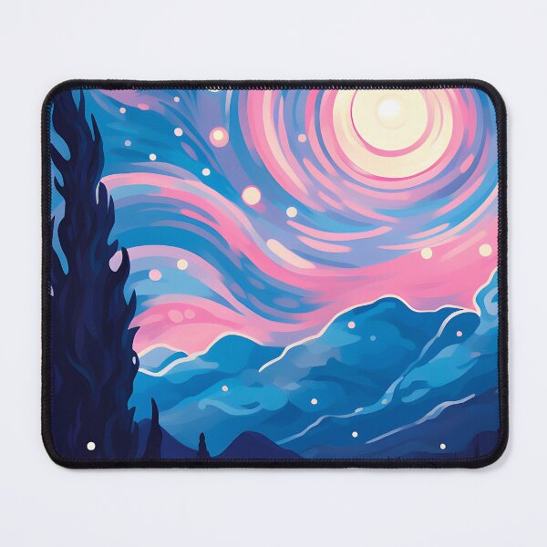 Item preview, Subtle Trans Pride Starry Night designed and sold by ArtliciousHUMAN.