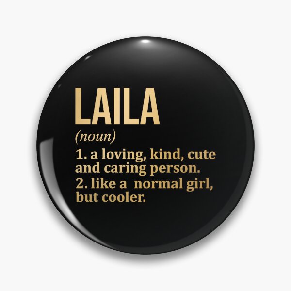 Item preview, Laila Name Definition in Gold designed and sold by XCIV.