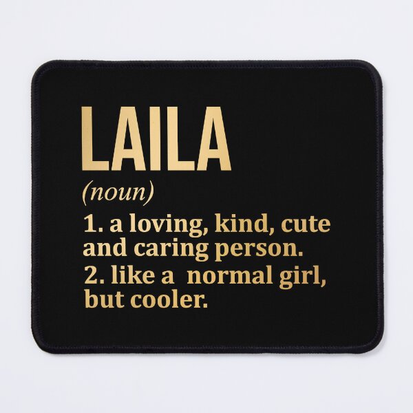 Item preview, Laila Name Definition in Gold designed and sold by XCIV.