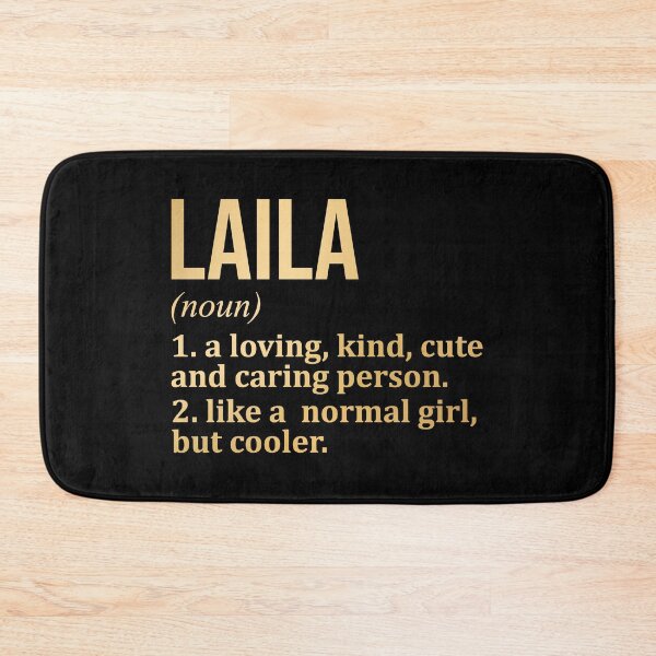Item preview, Laila Name Definition in Gold designed and sold by XCIV.