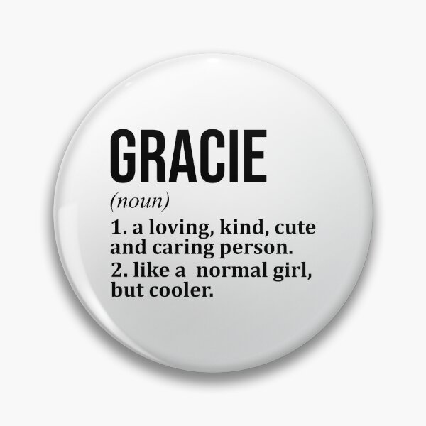 Item preview, Gracie Name Definition designed and sold by XCIV.