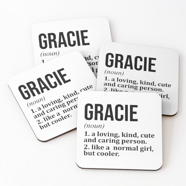 Item preview, Gracie Name Definition designed and sold by XCIV.