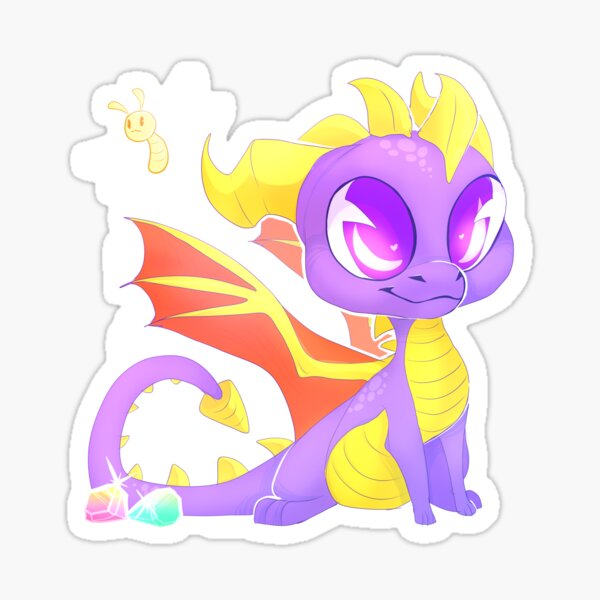 Vista previa del artículo con la obra «Spyro», diseñado y vendido por Jazzi Crystol.
