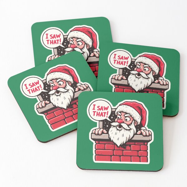 Item preview, I SAW THAT meme Santa Claus designed and sold by plushism.