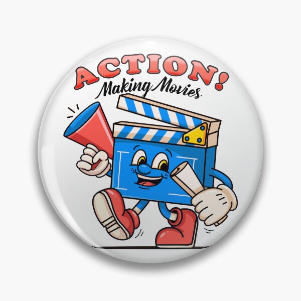 Item preview, Action, Making Movie. Clapperboard movie director character mascot designed and sold by Kevyn Adha.