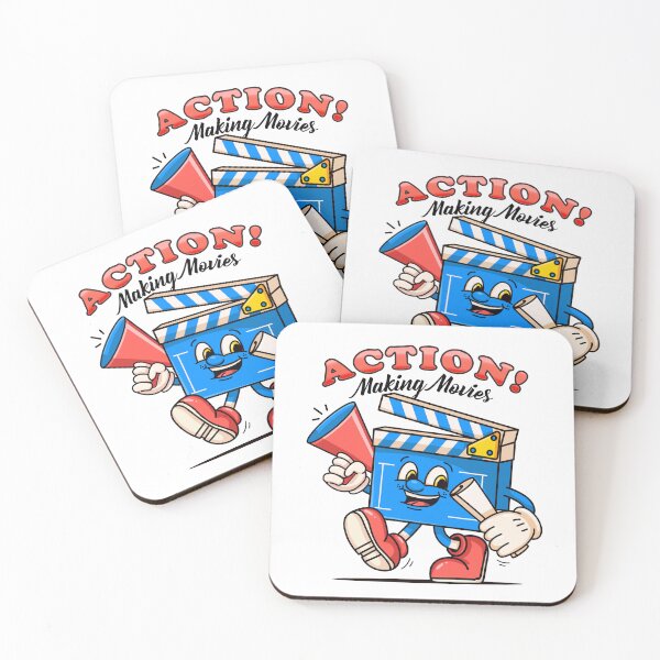 Item preview, Action, Making Movie. Clapperboard movie director character mascot designed and sold by Kevyn Adha.
