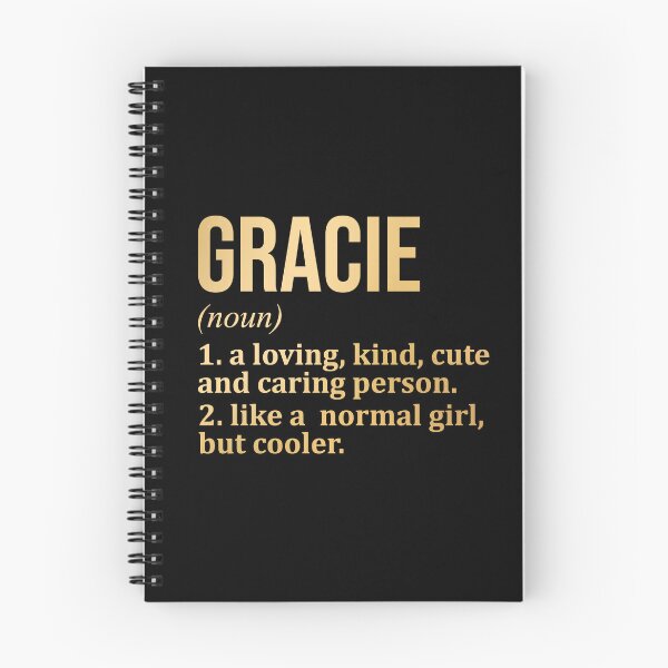 Item preview, Gracie Name Definition in Gold designed and sold by XCIV.