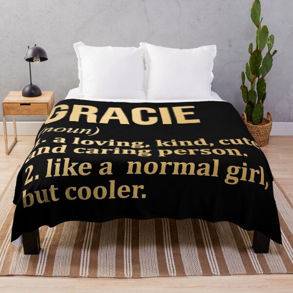 Item preview, Gracie Name Definition in Gold designed and sold by XCIV.