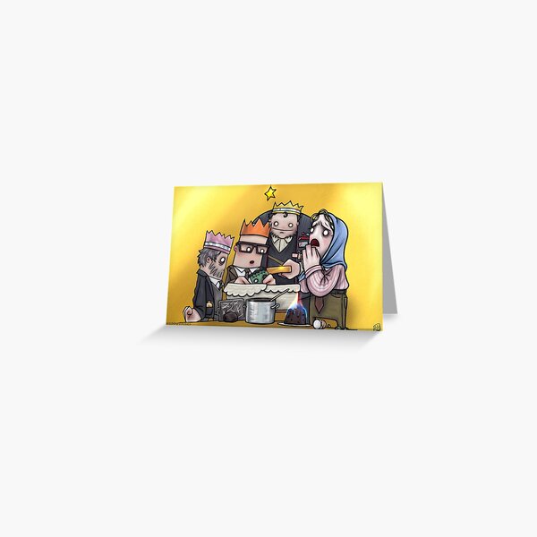 Bottom Christmas Greeting Card