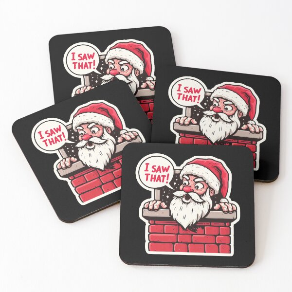 Item preview, I SAW THAT meme Santa Claus designed and sold by plushism.