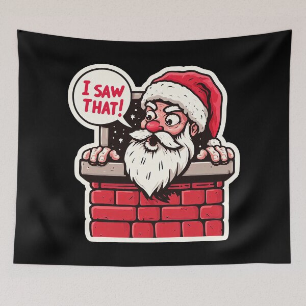 Item preview, I SAW THAT meme Santa Claus designed and sold by plushism.