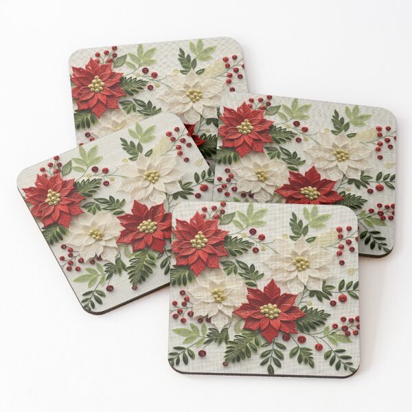Item preview, Christmas Xmas Fake Embroidery 3D Effect Pattern No 15 designed and sold by Atomura.