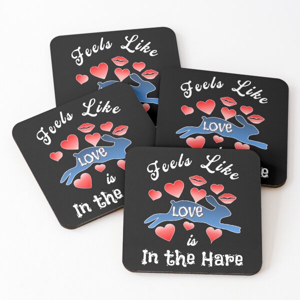 Item preview, Feels like Love is in the Hare, White letters designed and sold by AychtuoImages.