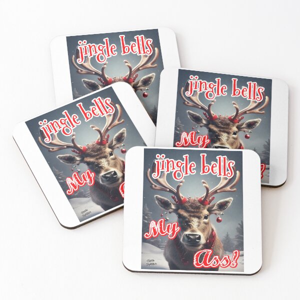 Item preview, Jingle Bells; My Ass; Christmas;  designed and sold by StickerApe.