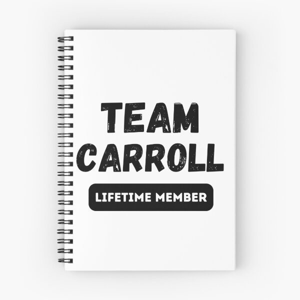 Item preview, Team CARROLL Lifetime member family gift designed and sold by IssaraStudio.