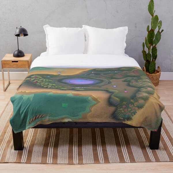 Item preview, Map Of Small Island With Lake designed and sold by TEmotionalPixel.
