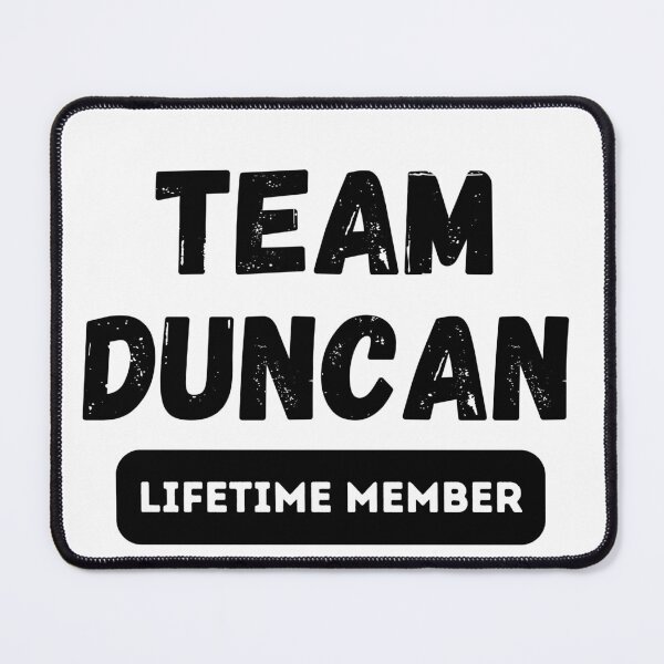 Item preview, Team DUNCAN Lifetime member family gift designed and sold by IssaraStudio.